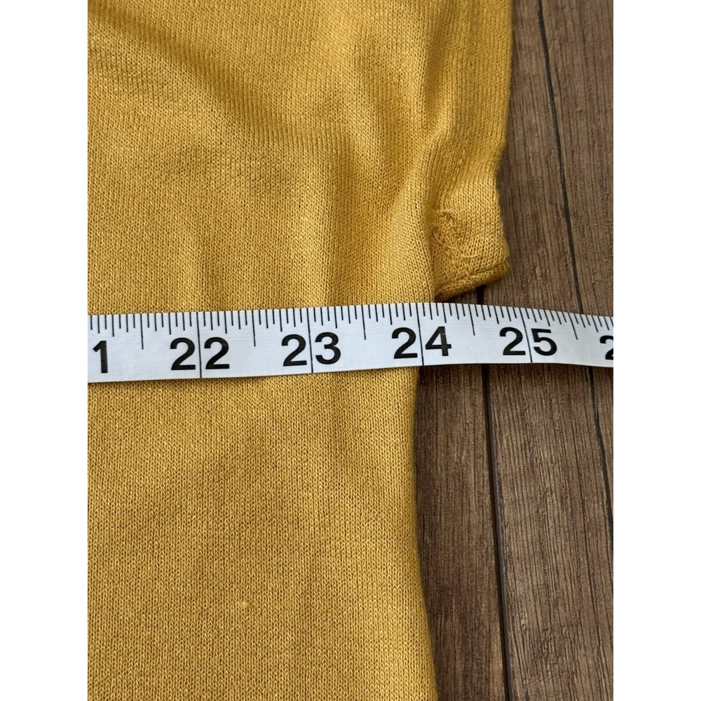 NWT ORVIS Women's Mustard Yellow V-Neck Short Sleeve Knit Casual Top Size XL - Picture 13 of 14